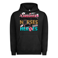 Pigment Black caregiver because nurses need heroes Urban Hoodie - LillyAllenDesigns
