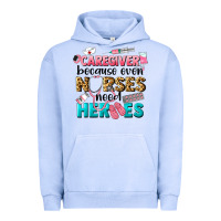 Pigment Grape Ice caregiver because nurses need heroes Urban Hoodie - LillyAllenDesigns