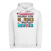 Pigment Lunar Rock caregiver because nurses need heroes Urban Hoodie - LillyAllenDesigns
