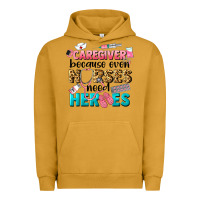 Pigment Peanut Butter caregiver because nurses need heroes Urban Hoodie - LillyAllenDesigns
