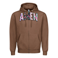 Chestnut amen Zipper Hoodie - JahusDesignShop