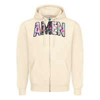 Sandshell amen Zipper Hoodie - JahusDesignShop