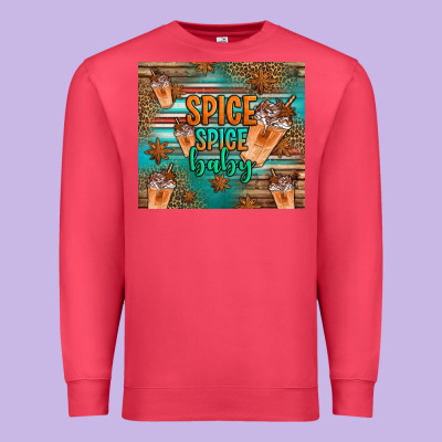 Spice Spice Baby Pumpkin Spice Latte Premium Sweatshirt Designed By Jasminsmagicworld