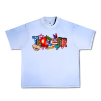 Grape Ice American teacher Urban Heavy Tee - texasbilliewilder
