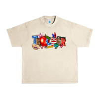 Sandshell American teacher Urban Heavy Tee - texasbilliewilder