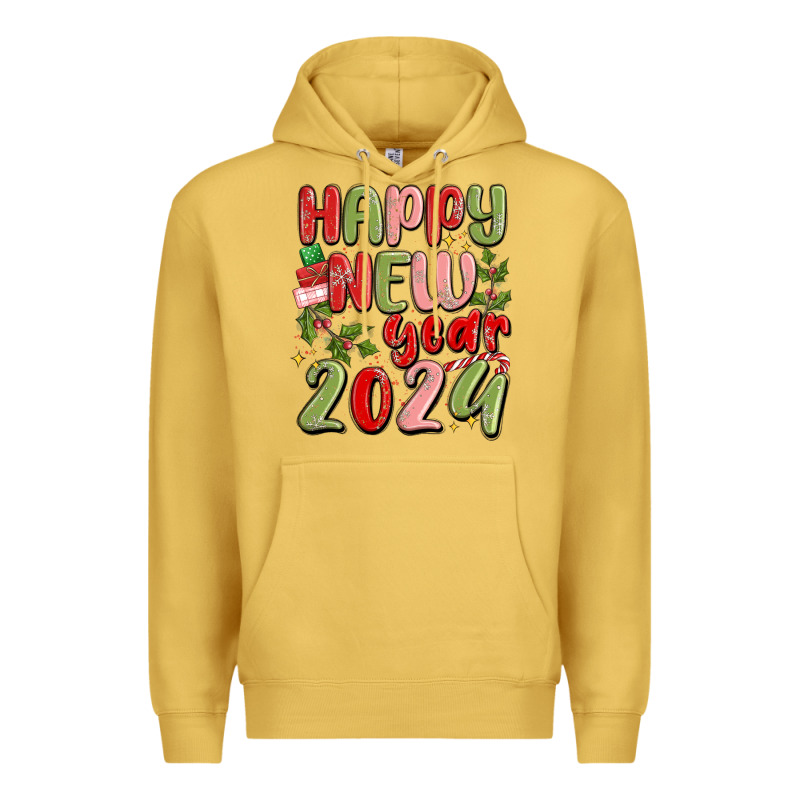 Happy New Year 2024 Premium Hoodie by MaliasSmallBusiness | Teevron