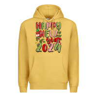 Antique Gold happy new year 2024 Premium Hoodie - MaliasSmallBusiness