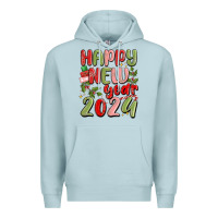 Blue Mist happy new year 2024 Premium Hoodie - MaliasSmallBusiness