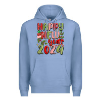 Colony Blue happy new year 2024 Premium Hoodie - MaliasSmallBusiness
