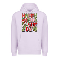 Lilac happy new year 2024 Premium Hoodie - MaliasSmallBusiness