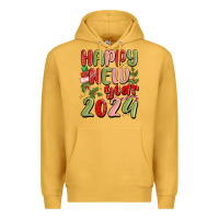 Mustard happy new year 2024 Premium Hoodie - MaliasSmallBusiness