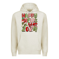Oatmeal Heather happy new year 2024 Premium Hoodie - MaliasSmallBusiness