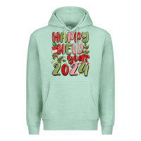 Seafoam happy new year 2024 Premium Hoodie - MaliasSmallBusiness