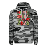 Slate Camo happy new year 2024 Premium Hoodie - MaliasSmallBusiness