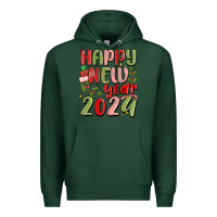 Sports Green happy new year 2024 Premium Hoodie - MaliasSmallBusiness