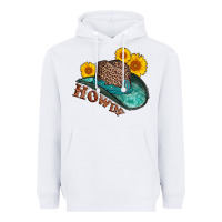 White howdy leopard tooled leather hat Heavyweight Hoodie - AdoDesignShop