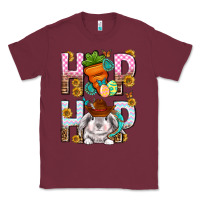 Burgundy Western Hip hop Bunny Classic Tee - Neo Western