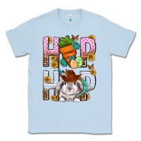 Dusty Blue Western Hip hop Bunny Classic Tee - Neo Western