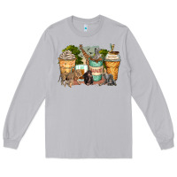 Moon Dust safari animals coffee cups Long Sleeve Tee - Zillion Design Studio