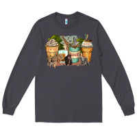 Smoke safari animals coffee cups Long Sleeve Tee - Zillion Design Studio