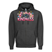 Charcoal Heather Choose kindness Zipper Hoodie - JahusDesignShop