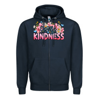 Navy Choose kindness Zipper Hoodie - JahusDesignShop