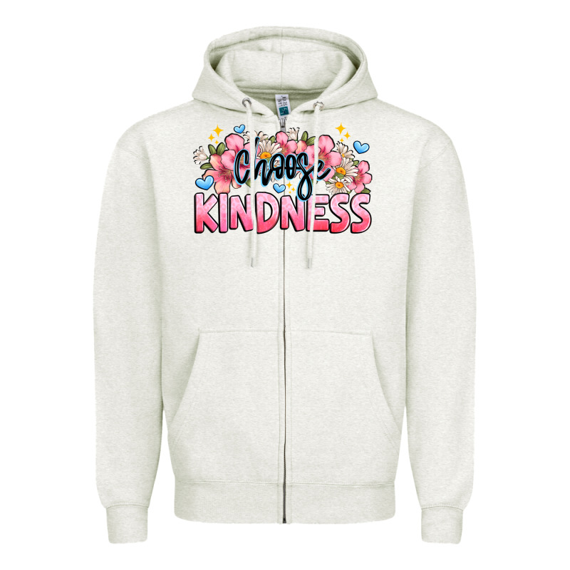 Choose Kindness Zipper Hoodie by JahusDesignShop | Teevron