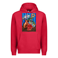 Cardinal hanukkah table with oil pitcher Premium Hoodie - AdoDesignShop