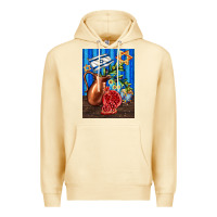 Pina Colada hanukkah table with oil pitcher Premium Hoodie - AdoDesignShop