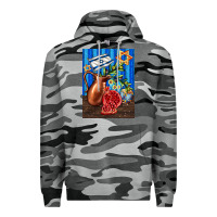 Slate Camo hanukkah table with oil pitcher Premium Hoodie - AdoDesignShop
