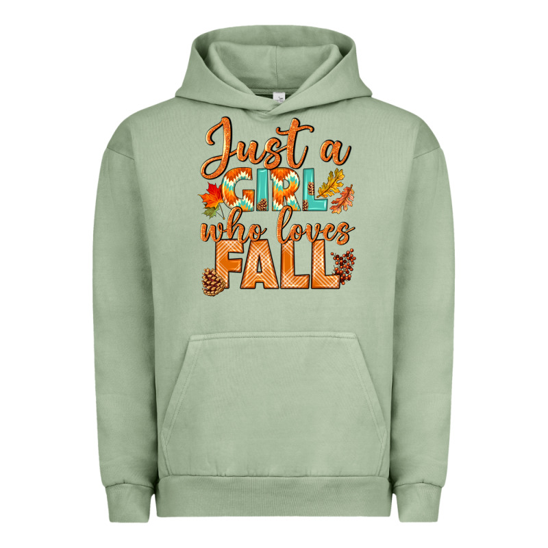 Just A Girl Who Loves Fall Urban Hoodie by BundleAndBundleShop | Teevron