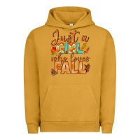 Pigment Peanut Butter just a girl who loves fall Urban Hoodie - BundleAndBundleShop