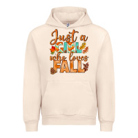 Sandshell just a girl who loves fall Urban Hoodie - BundleAndBundleShop