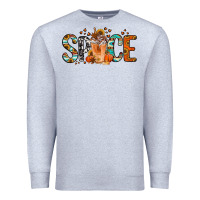 Heather Grey pumpkin spice latte Premium Sweatshirt - Jasminsmagicworld