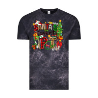 Cloud Black santa's favorite pt Vintage Tee - Zillion Design Studio