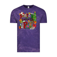 Cloud Purple santa's favorite pt Vintage Tee - Zillion Design Studio