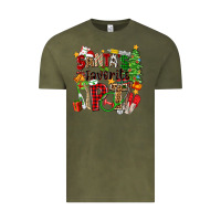 Vintage Olive santa's favorite pt Vintage Tee - Zillion Design Studio