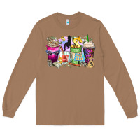 Toasted Coconut boss babe coffee cups Long Sleeve Tee - Zillion Design Studio