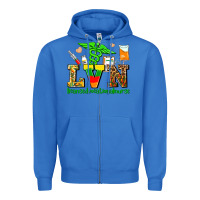 True Royal lvn juneteenth licensed vocational nurse with croc Zipper Hoodie - AdoDesignShop