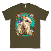 Army Green Western Rabbit Classic Tee - Neo Western