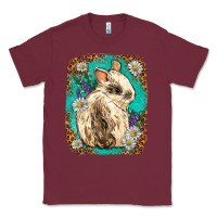 Burgundy Western Rabbit Classic Tee - Neo Western