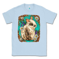 Dusty Blue Western Rabbit Classic Tee - Neo Western