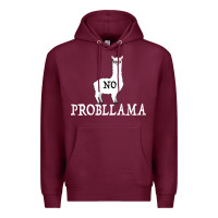 Burgundy No Problama Premium Hoodie - Bettercallsaul