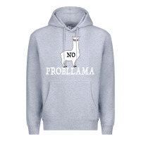Heather Grey No Problama Premium Hoodie - Bettercallsaul