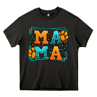 Asphalt Cat dog mama Mother's Day Heavy Core Tee - LillyAllenDesigns