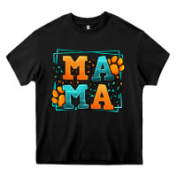 Black Cat dog mama Mother's Day Heavy Core Tee - LillyAllenDesigns