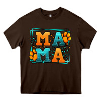 Chocolate Brown Cat dog mama Mother's Day Heavy Core Tee - LillyAllenDesigns