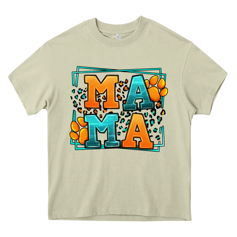 Cat Dog Mama Mother's Day Heavy Core Tee by LillyAllenDesigns | Teevron