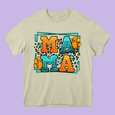 Cat Dog Mama Mother's Day Heavy Core Tee Designed By Lillyallendesigns
