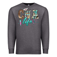 Charcoal Heather western nurse cna life Premium Sweatshirt - BarkalooDesign